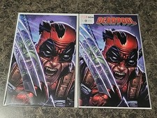 Deadpool 4 Mico Sauyan Big Time Collectibles Virgin & Trade Exclusive Variant comic cover