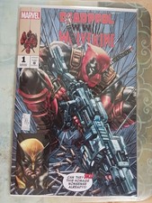 DEADPOOL & WOLVERINE WWIII #1 QUAH SDCC SPIDER-MAN GREY VARIANT LE 600 MCFARLANE comic cover