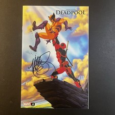 Deadpool #4 - SDCC Exclusive Trade Variant Signed Brooks Lion King Homage comic cover