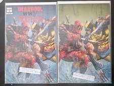 Deadpool Wolverine WWIII #2 Tyler Kirkham Exclusive Trade & Virgin Variant Set comic cover