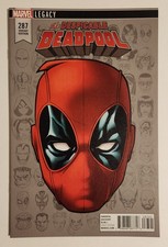 The Despicable Deadpool #287 (2017, Marvel) 1:10 Mike McKone Headshot Variant comic cover