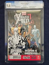 All-New X-Men #1 Immonen Deadpool sketch cover. sealed needs new holder comic cover