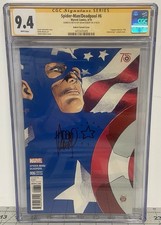 Spider-Man & Deadpool 6 Variant CGC SS 9.4 Signed & Sketched By Adam Kubert 🇺🇸 comic cover