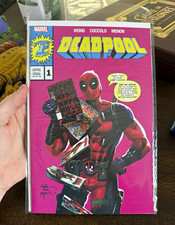 Marvel Deadpool #1 GalaxyCon Convention Exclusive Variant Cover Signed Coccolo comic cover