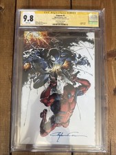 Venom #1 2018 Clayton Crain signed Virgin Variant #166 Deadpool comic cover