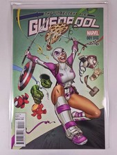 Gwenpool #1 Hastings Exclusive Color Variant J Scott Campell comic cover