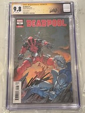 Deadpool #1 1:500 Remastered Variant SS Signed Rob Liefeld custom label comic cover