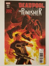 Deadpool vs Punisher #1 (9.2 / 9.4) - Hildebrandt 1:10 Variant - 2017 Marvel comic cover