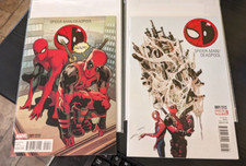 Spider-Man/Deadpool 001 Variant Editions (Cover E + Cover F) comic cover