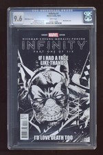 Infinity #1 Brooks Deadpool Party B&W Variant 2013 0253112005 comic cover