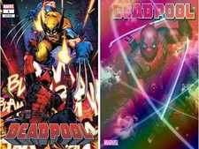 DEADPOOL #1 (DERRICK CHEW EXCLUSIVE & INHYUK LEE FOIL VARIANT SET) ~ Marvel comic cover