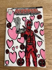 Deadpool Issue 1 Sketch Cover Young Local Artist Mitchel Graham Winchester Va comic cover
