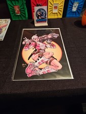 GWENPOOL #1 TODD NAUCK EXCLUSIVE VIRGIN VARIANT 500 COPIES COA DEADPOOL + comic cover