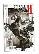 Civil War II #1 (2016) Incentive Yasmine Putri Gwenpool Party Sketch Variant comic cover