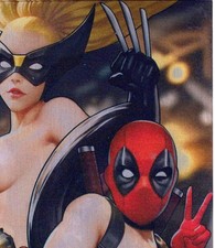 Duty Calls Girls 2 88 Deadpool Wolverine Cosplay METAL Virgin Variant + comic cover