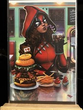 Deadpool #7 Nathan Szerdy Exclusive Diner Cover Virgin Variant 2024 ( 1000) comic cover