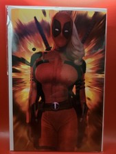 A TOTALLY RAD HALLOWEEN STORY PT. 2 • LADY DEADPOOL VIRGIN VARIANT comic cover