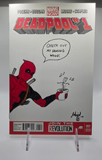 Marvel Comics Deadpool #1 Marvel Now 2013 -Sketch Cover Variant (Groot) comic cover