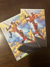 Wolverine + Deadpool 4 SDCC Trade/Virgin Set Mark Brooks DISNEY Lion King Homage comic cover