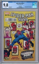 Spider-Man 2099 #4 Marvel Comic 2014 White Pages 1:25 Variant Deadpool comic cover