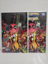 Marvel DC Deadpool Batman #1 1:25 Incentive Russell Dauterman Virgin & Trade comic cover