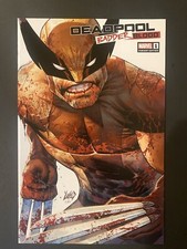 Deadpool Badder Blood # 1 Rob Liefeld Exclusive Trade WOLVERINE Variant comic cover