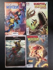 DEADPOOL WOLVERINE #2 SET OF 4 1:25 CAPUCCIO BARENDS VARIANT MARVEL COMICBOOK BA comic cover