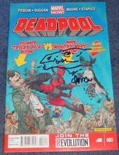 DEADPOOL #3~SIGNED GEOF DARROW COVER SKETCH~2012~COA comic cover