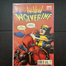 All-New Wolverine #4 Incentive Tom Raney Deadpool Variant (Marvel Comics... comic cover