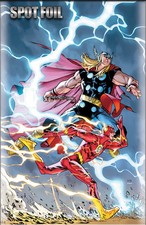 MARVEL/DC: DEADPOOL/BATMAN #1 HUMBERTO RAMOS NYCC EXCLUSIVE FOIL SURPRISE DROP comic cover