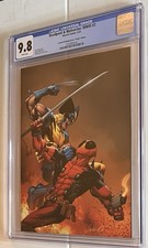 DEADPOOL & WOLVERINE WWIII #2 2nd Print New Slab - 1:25 Larroca Virgin comic cover