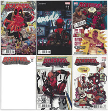 Deadpool #1 (Vol.6) - ALL 6 COVERS - Sketch Cover, Hip Hop Variant & MORE comic cover