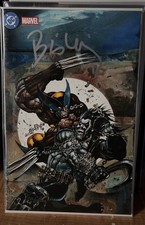 BATMAN DEADPOOL#1_RETAILER VARIANT _SIMON BISLEY SIGNED W/COA_NM+ comic cover