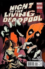 NIGHT OF THE LIVING DEADPOOL 1 FRANCESCO FRANCAVILLA HASTINGS VARIANT comic cover