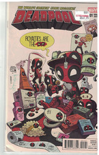 DEADPOOL #1 KATIE COOK VARIANT BY MARVEL COMICS 2016 comic cover