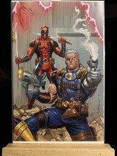 CABLE LOVE & CHROME #1 SECRET DROP VIRGIN VARIANT DEADPOOL comic cover