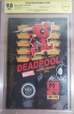 2018 Despicable Deadpool 300 SS Sketch Cover Mario NES 8-Bit Game Box comic cover