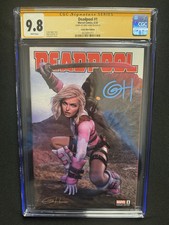 Deadpool 1 Greg Horn Signed C2E2 Exclusive Variant Gwenpool comic cover