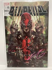 Deadpool 3 Signed With COA Giang Exclusive Variant Wolverine Homage. (37) comic cover