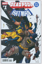 DEADPOOL BATMAN #1 MARVEL COMICS 2025 1:25 STEVE MCNIVEN VARIANT comic cover