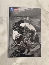 BATMAN DEADPOOL # 1 SIMON BISLEY BLACK AND WHITE VIRGIN EXCLUSIVE VARIANT / + comic cover