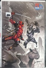 Black Panther vs Deadpool #1 (2018) Marvel NYCC PX PREVIEWS EXCLUSIVE VARIANT comic cover