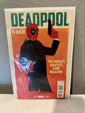 Deadpool #2 Incentive Kevin Wada Variant (Marvel Comics January 2016) comic cover
