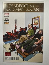 Deadpool vs. Old Man Logan #1, , Stan Lee Box Exclusive Variant, Marvel 2017 comic cover