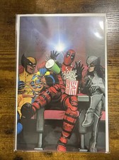 DEADPOOL #1 * + * MIKE MAYHEW MOVIE NIGHT VIRGIN VARIANT WOLVERINE X-23 comic cover