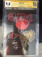 Deadpool #45 Mexican Foil Edition - 2023 CGC SS 9.8 - 2x Signed and 1x sketch comic cover