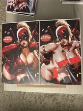 Soto Studios Lady Deadpool Cosplay Nice & Naughty Variant Set by Dhaxina comic cover
