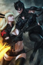 Deadpool Batman #1 1:100 Artgerm Virgin Incentive Variant Cover Marvel Comics comic cover