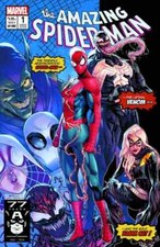 AMAZING SPIDERMAN 1 JAMAL CAMPBELL VARIANT vol 5 2018 3000 PRT NEW MUTANTS 98 comic cover