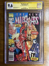 THE NEW MUTANTS #98 - Newsstand - - 1st Deadpool - Sketch by Rob Liefeld comic cover